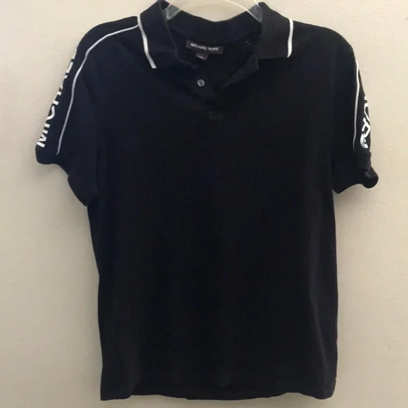 Michael Kors Black Polo Shirt - Picture 1 of 5
